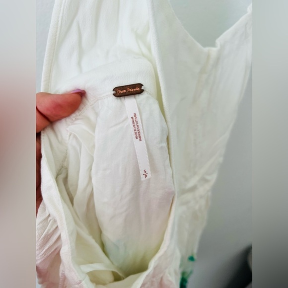 FREE PEOPLE Womens Tropical Oasis Jumper in White size S‎ - Picture 6 of 7